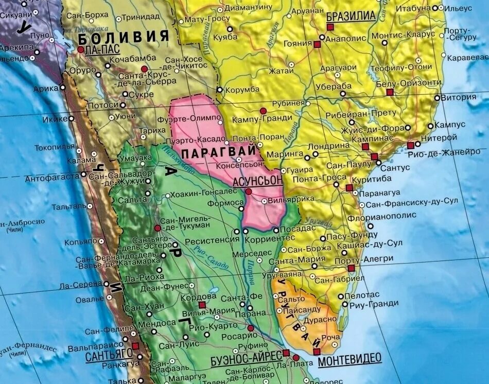 уругвай и парагвай на карте мира. парагвай страна на карте мира. парагвай на карте мира. парагвай страна на карте. парагвай выход к морю.