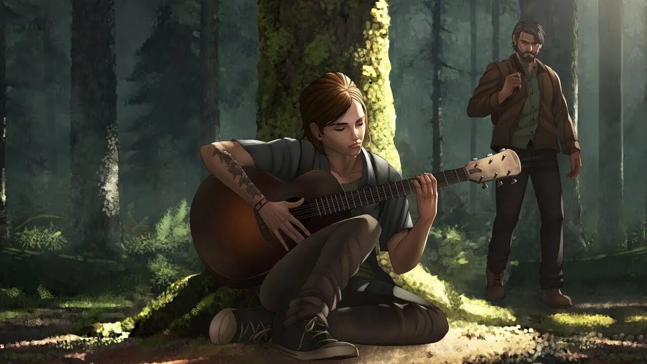 The last of us part 1 моды. Tlou 2 элли с гитарой. элли миллер the last of us part 2. джоэл tlou 2 с гитарой.