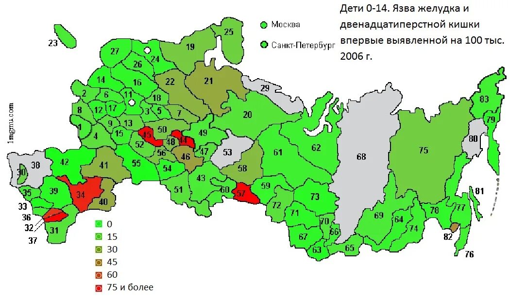 Карта заболеваемости детская заьолаевомсть. 11 2006 рф