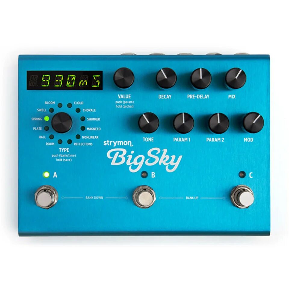 Let go reverb. Strymon BIGSKY. Strymon big Sky Reverberator. Strymon Reverb. Big Sky Reverb.