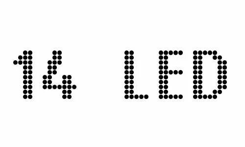 16x10 led font. Led шрифт. Led fonts. Led шрифт. Led шрифт.