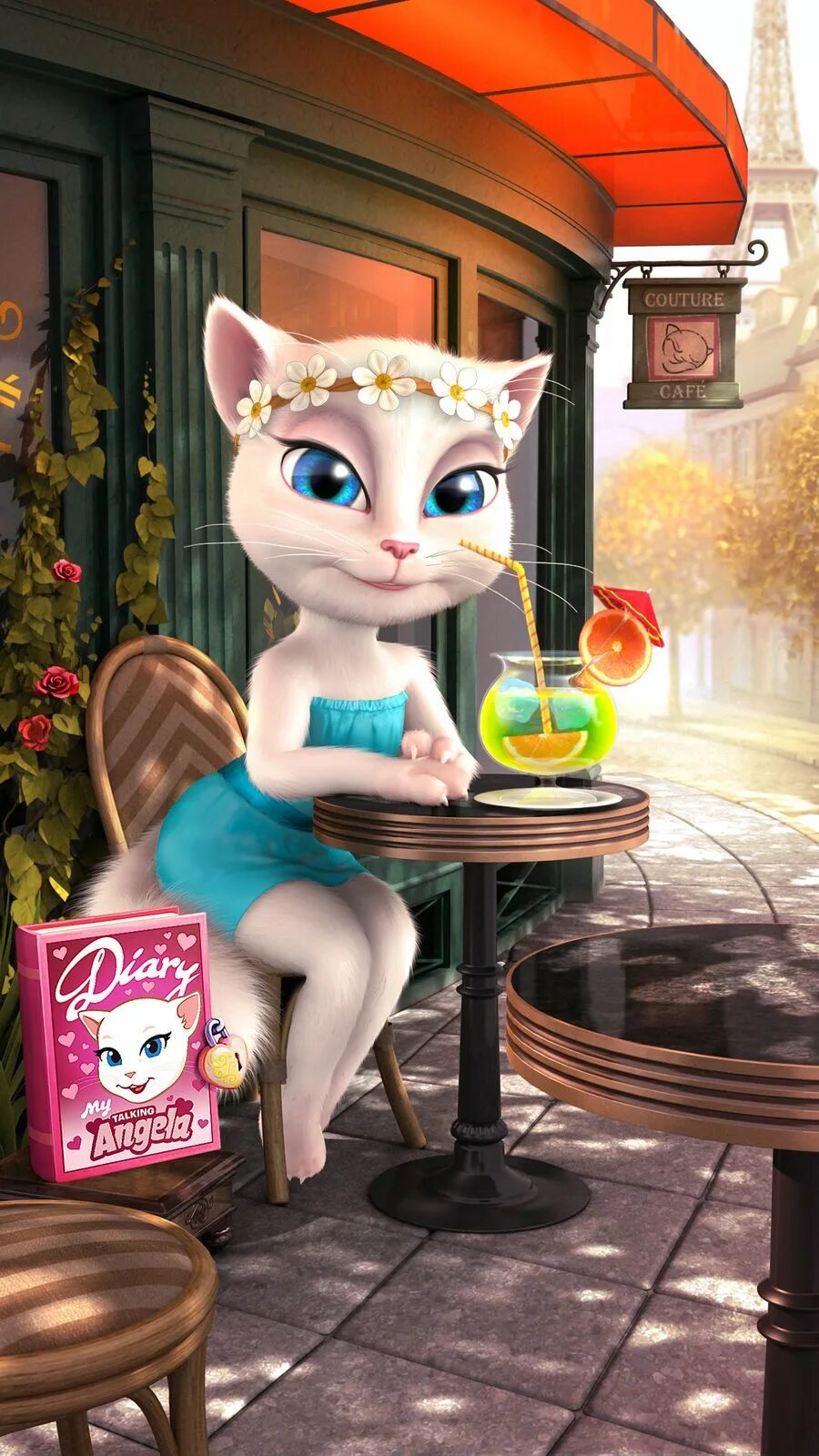 Скачай анжелу и том игра. Анджела 2. Анджела outfit7. Talking Angela 2012.