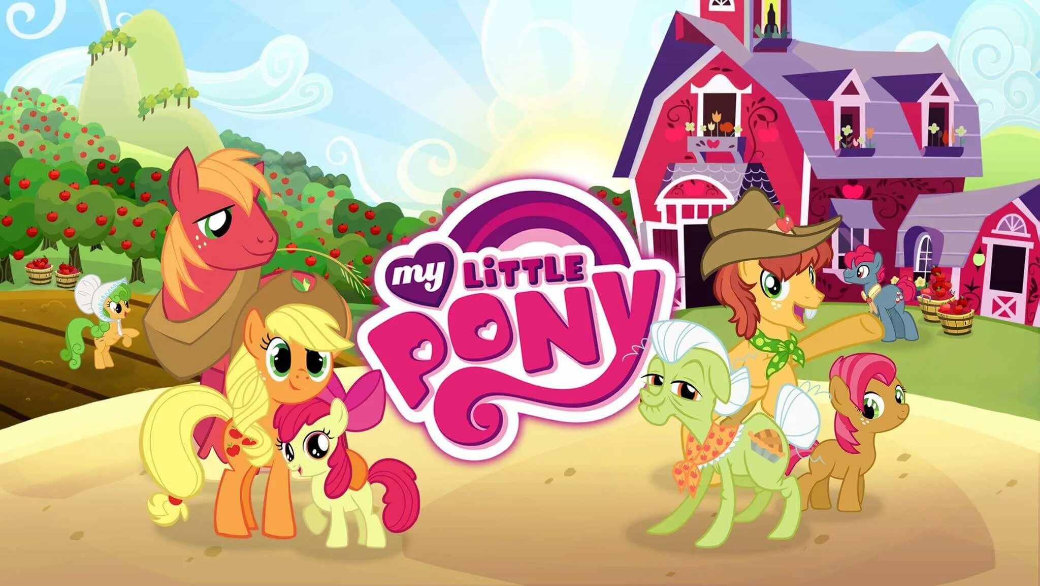 Игры пони получать пони. Игра my little Pony ферма. Ферма Эпплджек. Игра my little Pony понивиль. My little Pony ферма геймлофт.