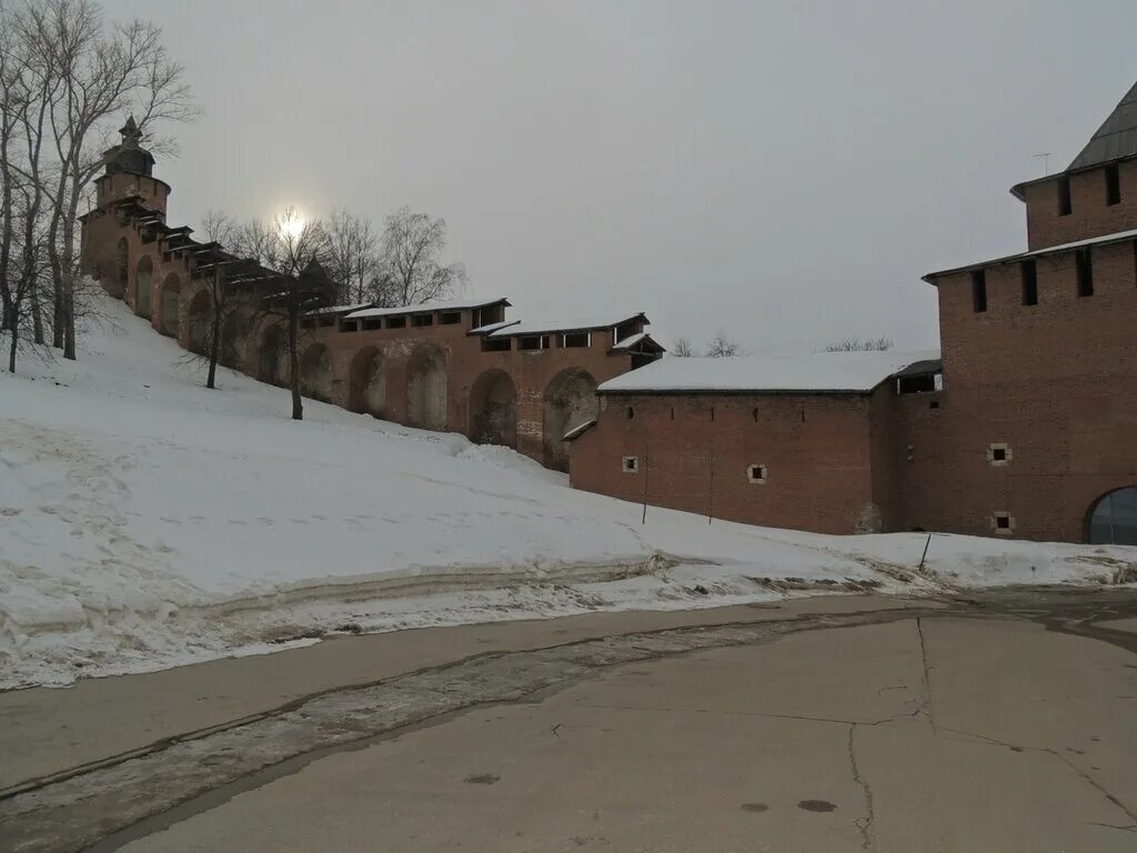 Стена кремля нижний новгород