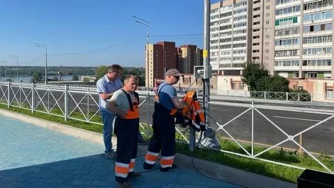 Открытие моста через лочу