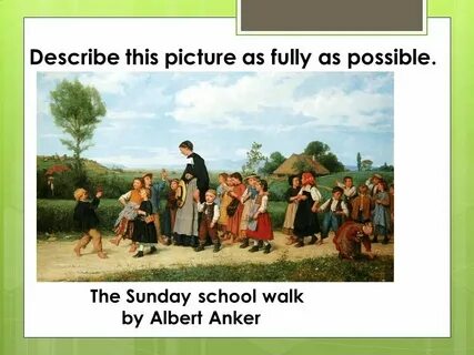 The sunday school walk by albert anker