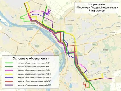 Транспортные маршруты омск