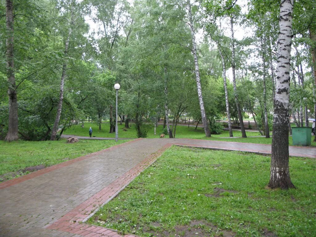 Parks and squares of Tomsk Buff Garden Park Located at the intersection of Gogol