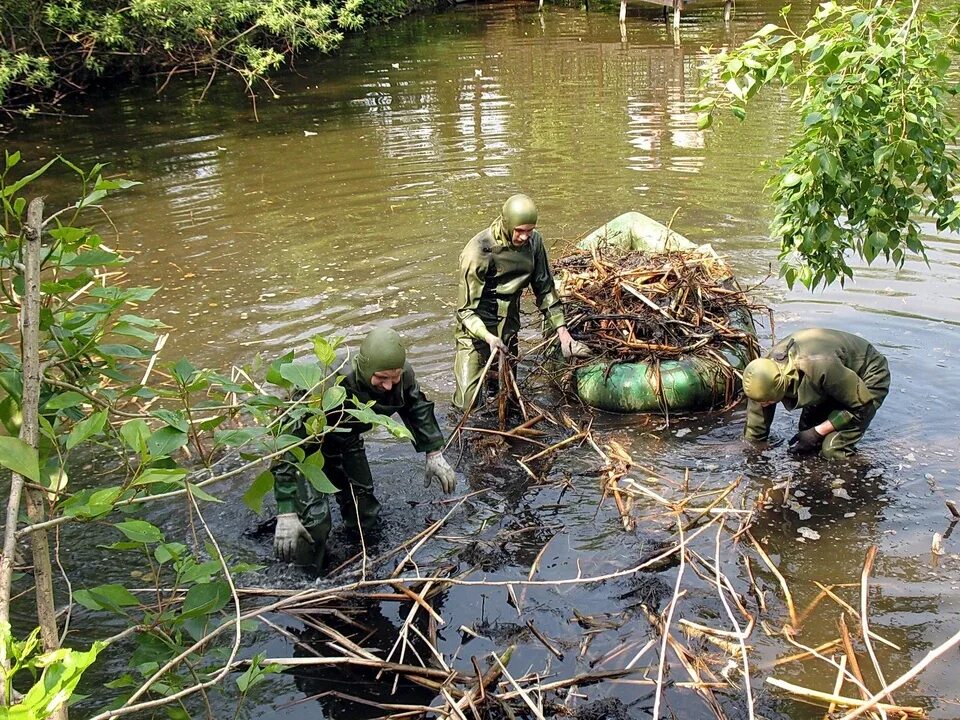 В реки и в дальнейшем. Очистка рек. Очистка водоемов. Расчистка водоемов. Очистка дна водоема.