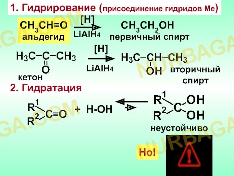 Гидрирование формальдегида. Гидрирование формальдегида. Уксусный альдегид и реактив гриньяра. Гидрирование формальдегида. Реакция гидрирования альдегидов.