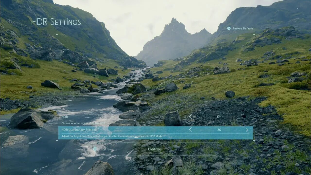 Hdr settings. Death stranding c hdr.