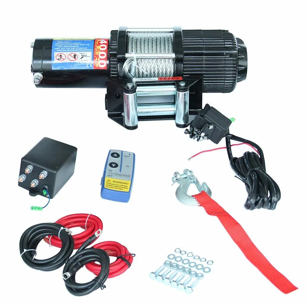 Electric winch 12v. Лебедка электрическая 12v Electric winch 4000lbs. Лебедка электрик Винч 4000. Лебедка электрическая 12v Electric winch 4000lbs / 1814 кг стальной трос. Лебедка электрическая 4000 Electric winch.