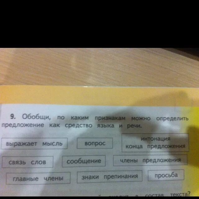 Прочитайте по каким признакам можно узнать. Обобщи по каким признакам можно определить предложение. По каким признакам можно определить предложение.