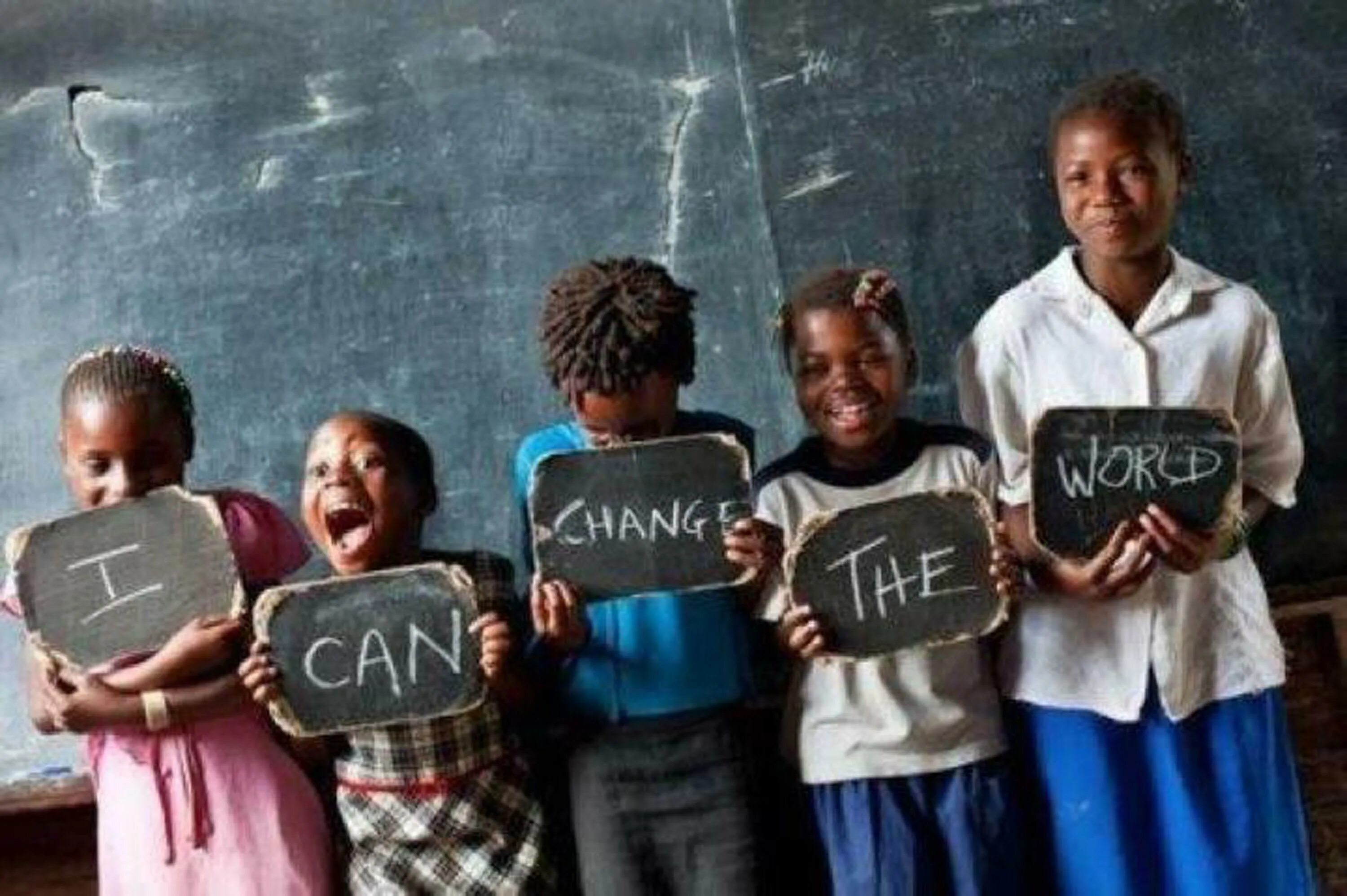 World will change. Education can change the World. You can change the World. Youth can change the World. The photo could change the World.