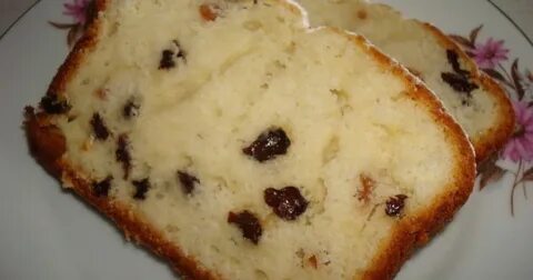 Нежный творожный кекс с изюмом
