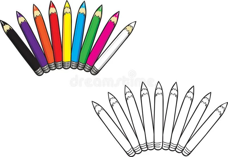 Карандашек или карандашик как. Карандаши для раскрашивания. Карандаш раскраска для детей. Раскраска с карандашами. Раскраска цветные карандаши.