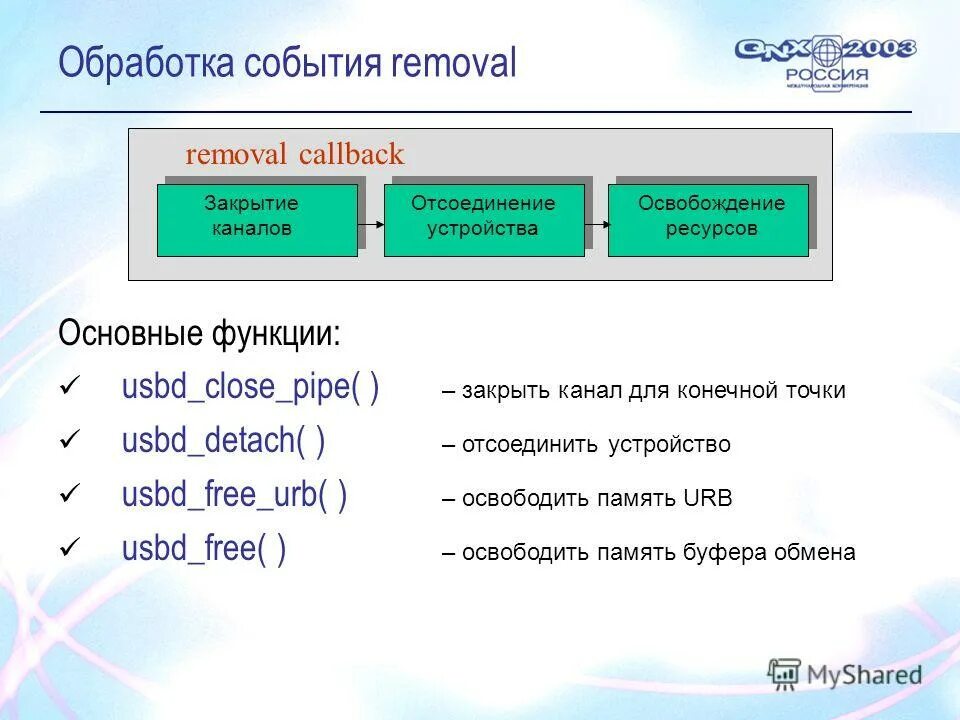 Обработчик событий c