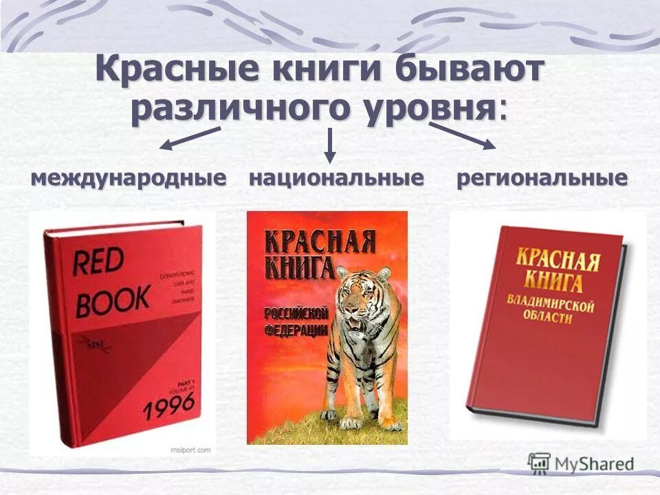 Международная книга россии. Международная красная книга проект 4 класс школа России. Виды красных книг. Какие бывают красные книги. Красные книги различных уровней.