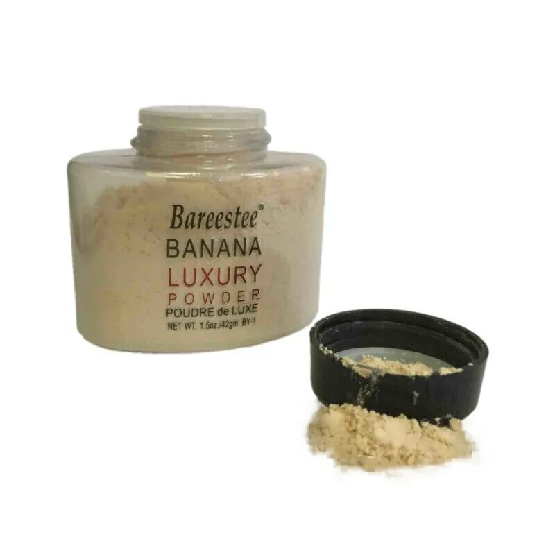 Пудра без масел. Банановый рассыпчатая пудра Люксари Powder. Bareestee Banana Luxury Powder. Пудра Beauty Killer Banana Powder. Флакон под пудру.