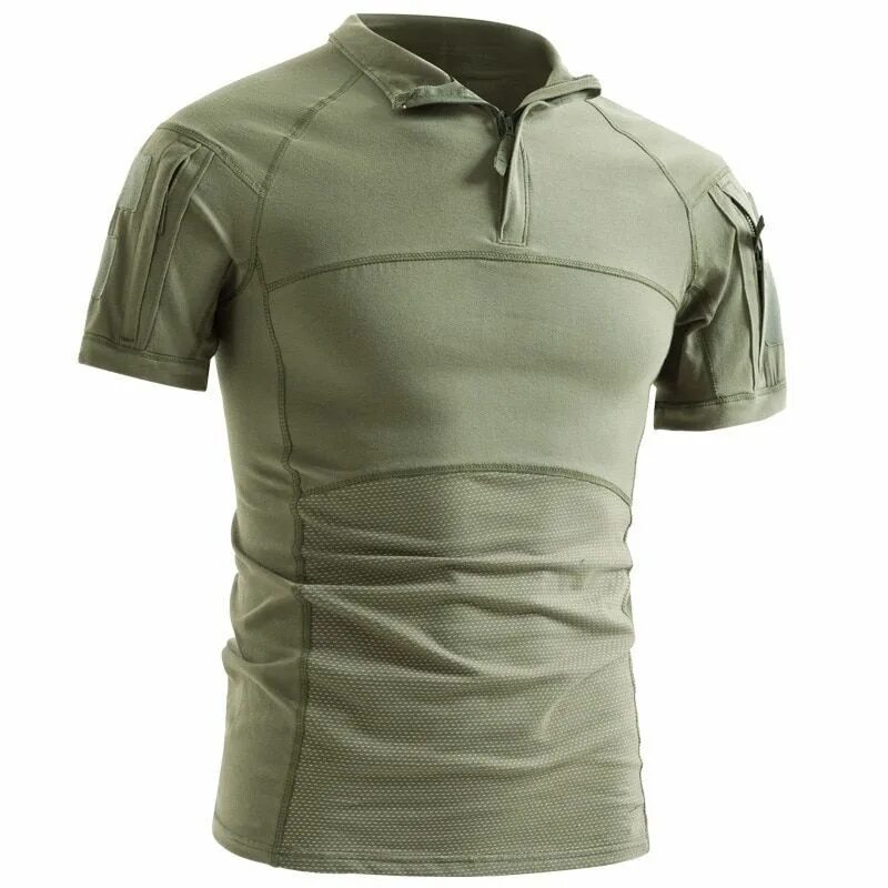 Футболка мох Summer quick-Dry Tactical Combat, as-ts0007af. Рубашка тактическая Han-Wild олива. Тактическая футболка. Тактическая майка.