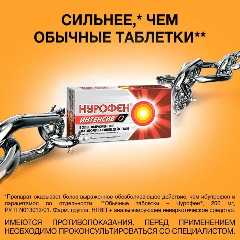 Нурофен интенсив таб.п/о плен. 200мг+500мг №6. Нурофен интенсив Лонг. Нурофен интенсив (таб.п.о. 200мг+500мг №12). Нурофен интенсив 200 мг.