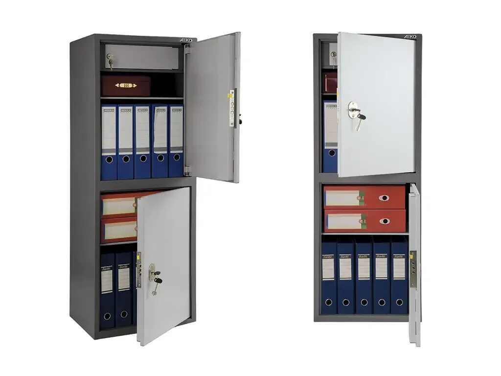 Металлические шкафы для хранения с замком. Бухгалтерский шкаф Aiko SL-125/2т. Шкаф Практик SL-125/2t. Шкаф бухгалтерский Практик SL-65t. Шкаф офисный Aiko SL-125/2t.