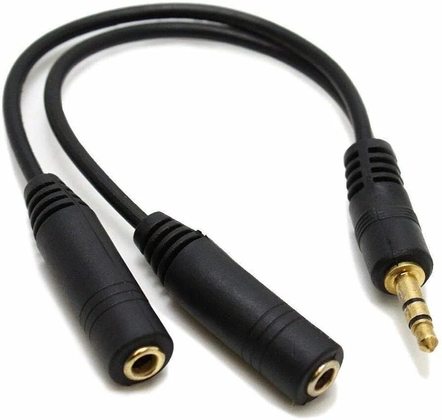 Разветвитель для наушников и микрофона. 3.5Mm Jack Headphone+Mic Audio Splitter.. 3,5mm stereo male to 2 Jack. 3.5Mm y Splitter Headphone Mic Cable. 1 Jack 3.5 мм "male".