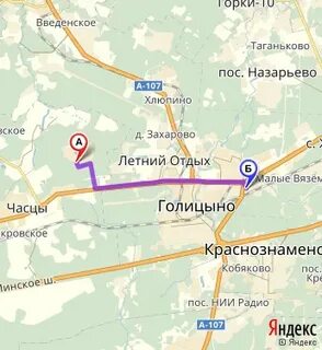 Захарово на карте