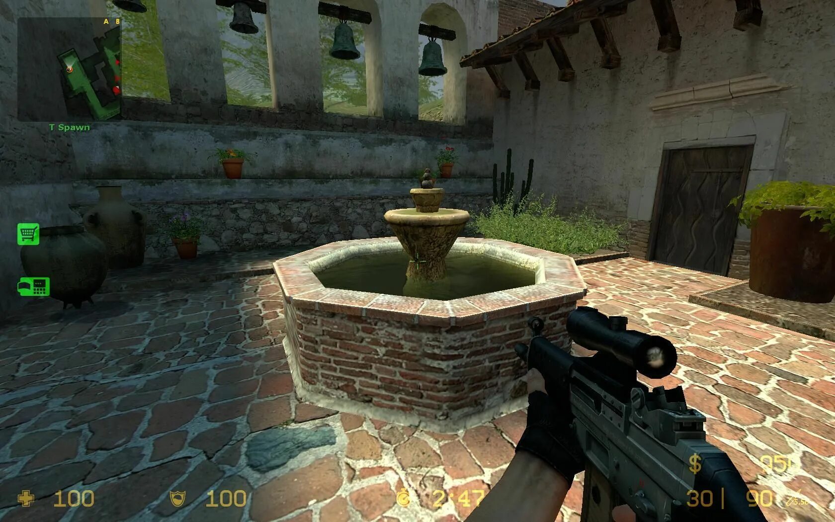 Mixed source. Counter-Strike: source. Повышаем fps в контр страйк. Скриншот игры от первого лица Counter Strike. Игры наподобие контр страйк.