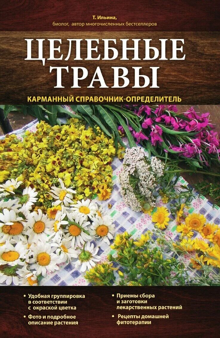 1с книги купить. Целебные травы. Карманный справочник-определитель. Целебные травы Ильина.