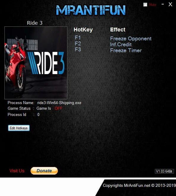 Ride trainer. Ride trainer