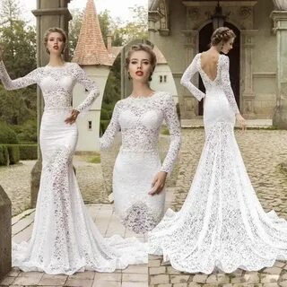 Кружевные платья невесты