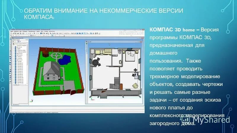 Некоммерческая версия компаса. Моделирование в компас 3d реферат.