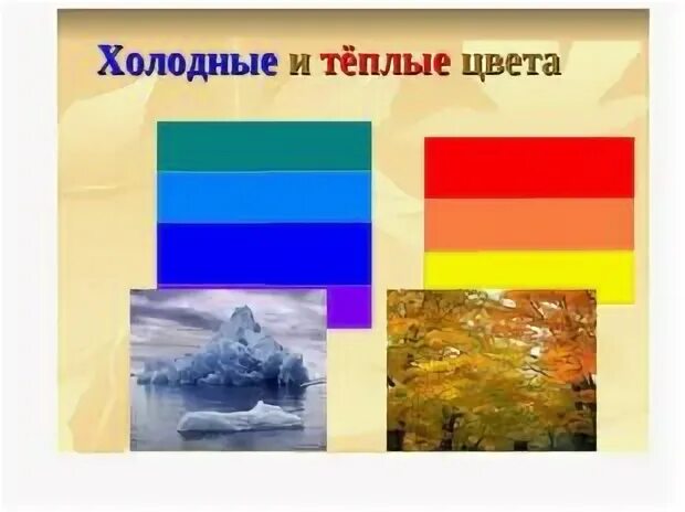 Холодном и теплом виде