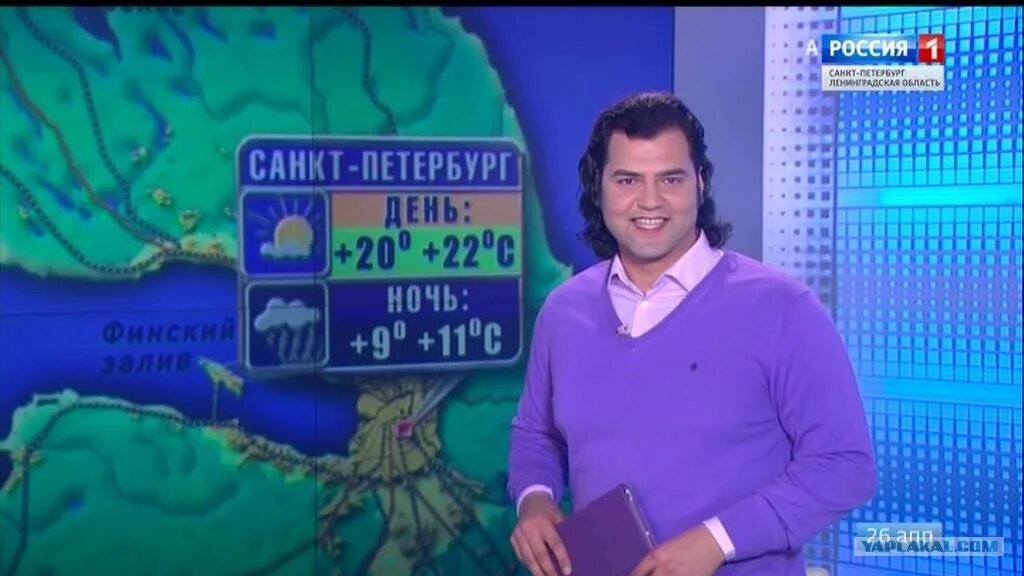 Погода на канале россия 1