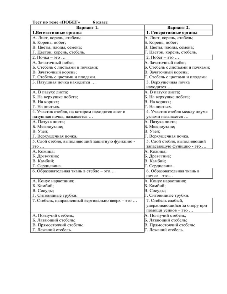 Биология 6 класс тест по теме побег и почки. Контрольная работа по теме корень побег стебель. Проверочная работа по теме побег 6 класс. Тест на тему побег.