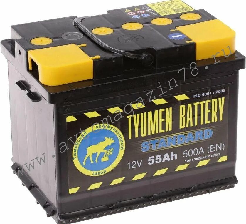Аккумулятор. Tyumen Battery Standard 55ач l+ en525a. Tyumen Battery Standard 55ач. Tyumen Battery Standard 6ст-55l. Тюменский аккумулятор 6ст 55 l.