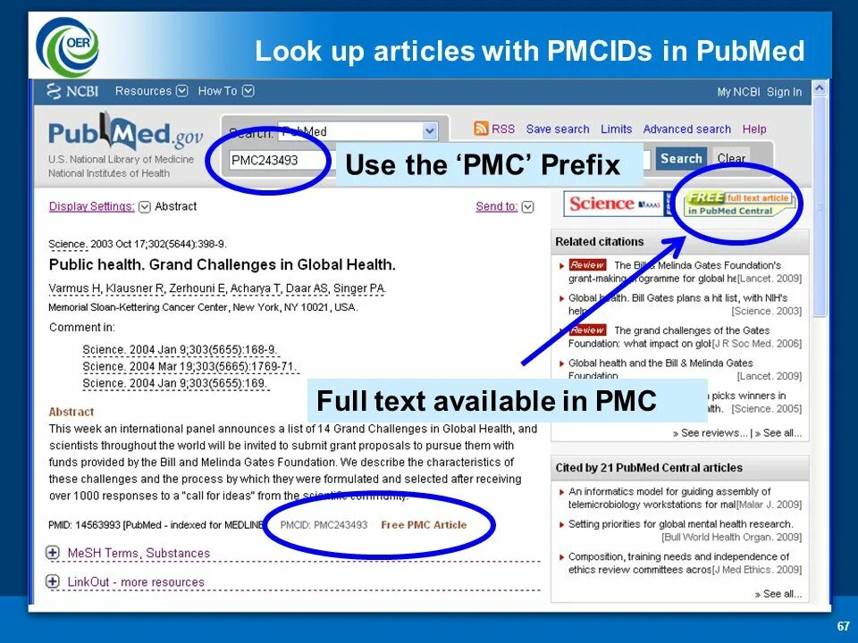 Nih gov pmc articles