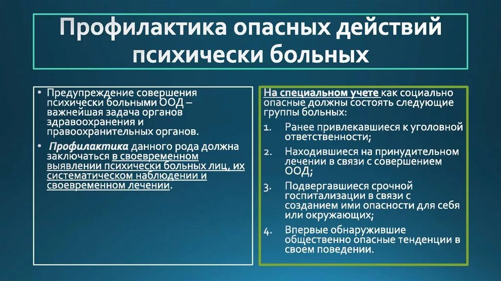 Как вести себя родственникам больного. Профилактика социально-опасных действий у психических больных.. Обязанности психически больных лиц. Социально опасные психические заболевания. Особенности работы с психическими больными.