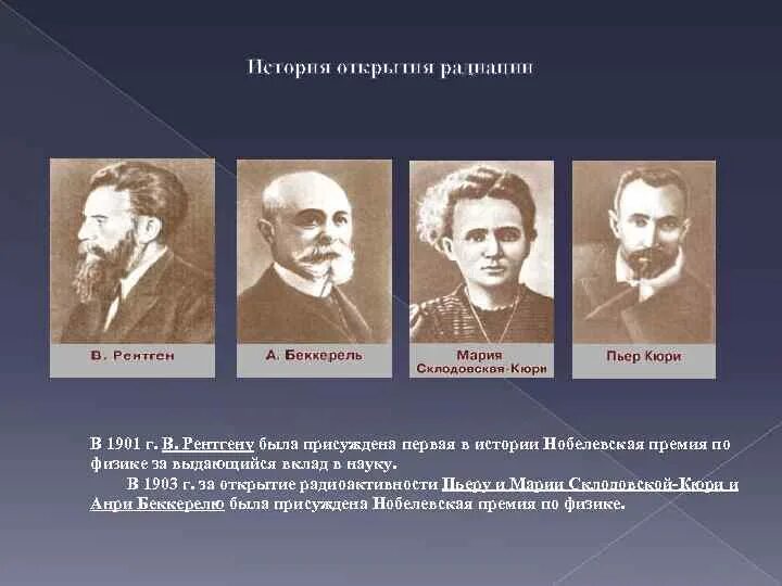 В каком году открыли радиоактивность. История возникновения радиоактивности. Радиоактивность ученые. Открытие радиоактивности. Беккерель открытие радиоактивности.