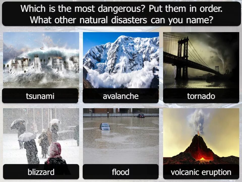 Natural Disasters синонимы. Проект 8 класс "natural Disasters". Which Disaster is the most Dangerous. Nature what can you see in the picture Disaster.