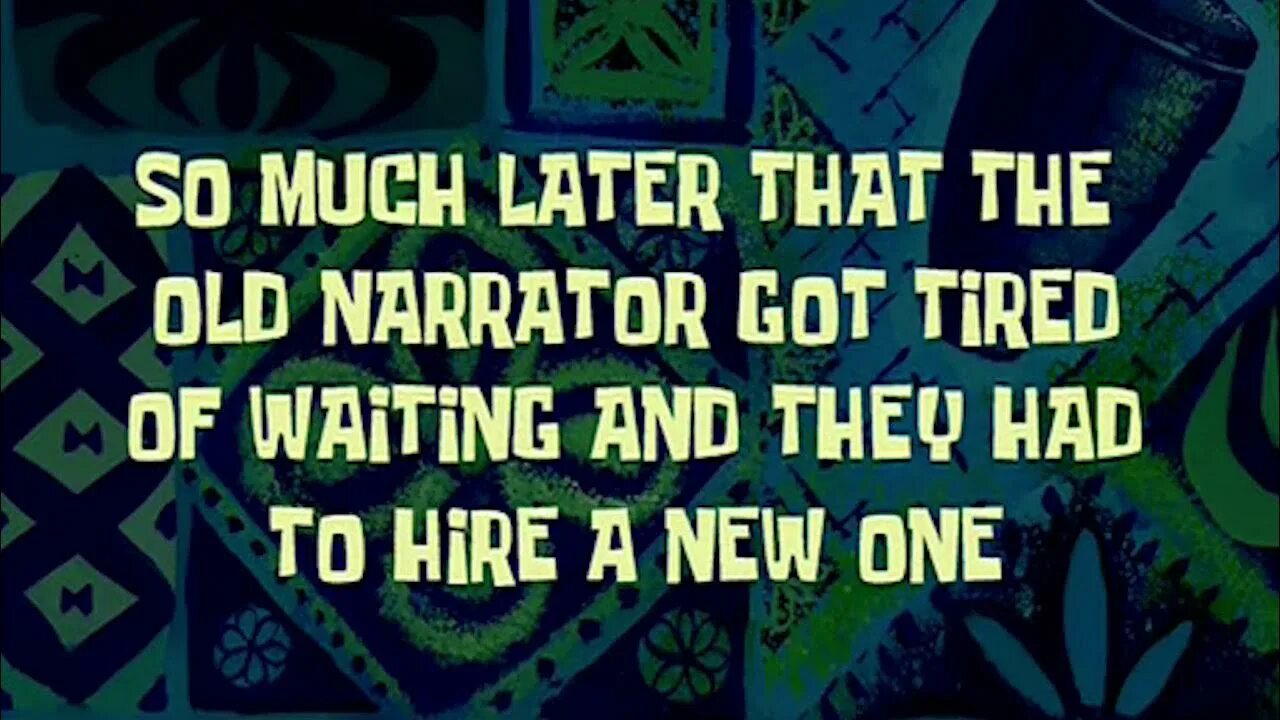 A new one so if. Spongebob time cards. much later. one month later мем. much much much later.