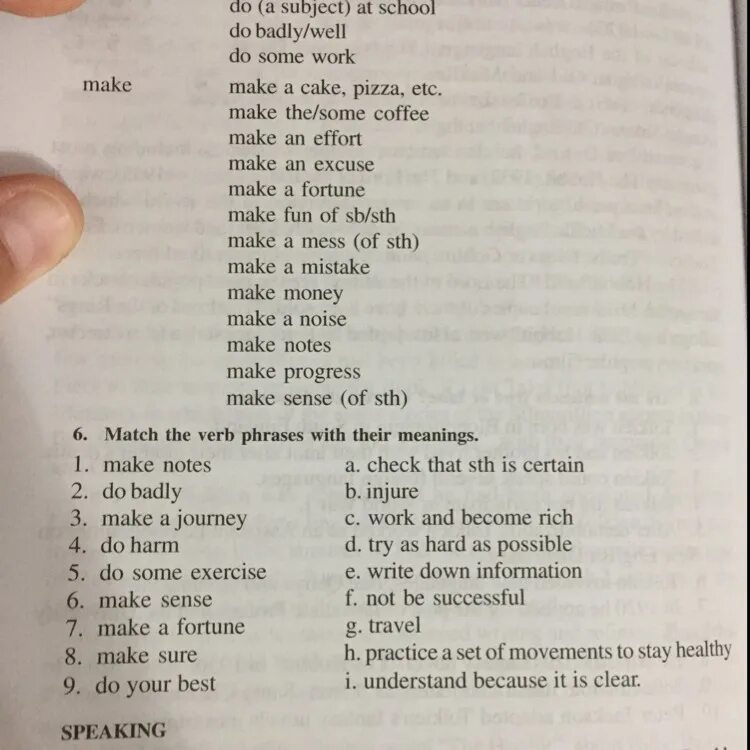 Match the Phrasal verbs with their meanings. Match the verb phrases with their meanings get Dressed. Do it badly перевод. Do attempt или make attempt.