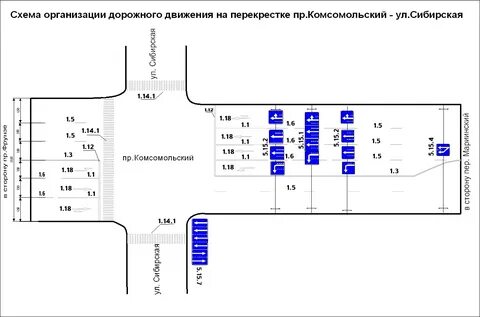 Схема организации движения