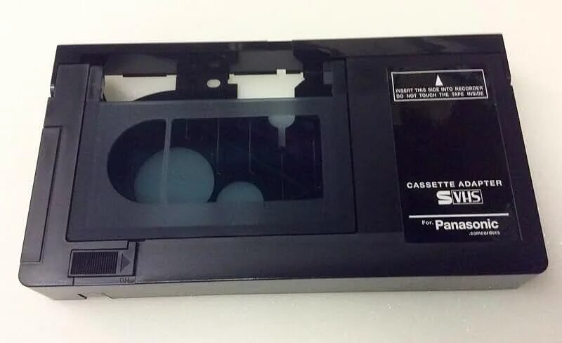 Переходник vhs. Адаптер panasonic vhs-c to vhs. c-p7u cassette adapter svhs jvc. кассетный адаптер svhs-cvhs-c на vhssvhs. vhs-c 90.