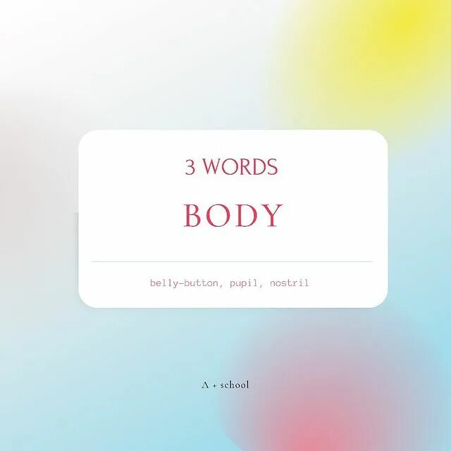 Body words