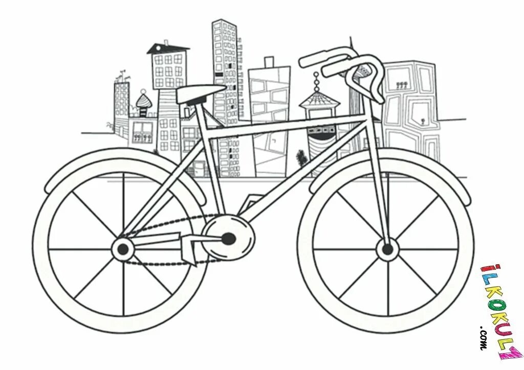 Поделка мой друг велосипед. Крокотак велосипед. Велосипед для раскрашивания. Велосипед раскраска. Велосипед для раскрашивания для детей.