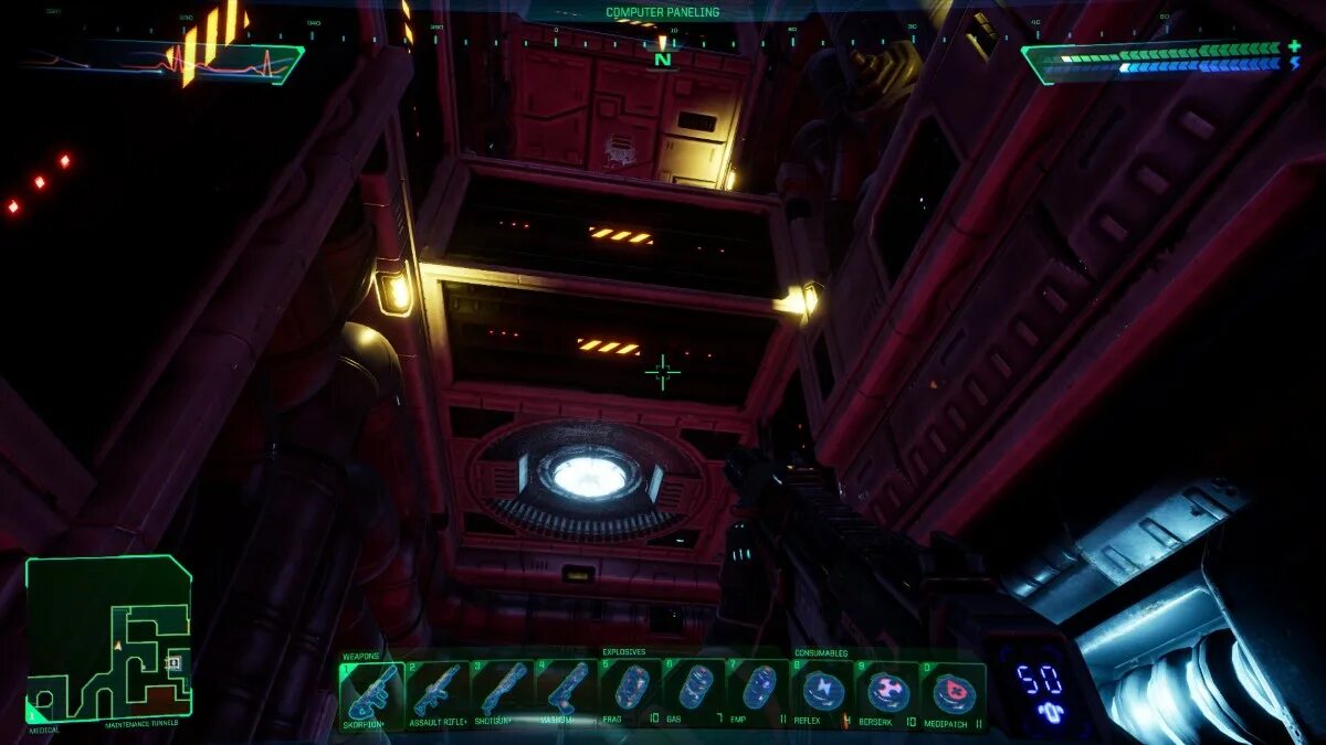 System shock remake палубы. Систем шок 1. system shock remake голова эйба гирана.