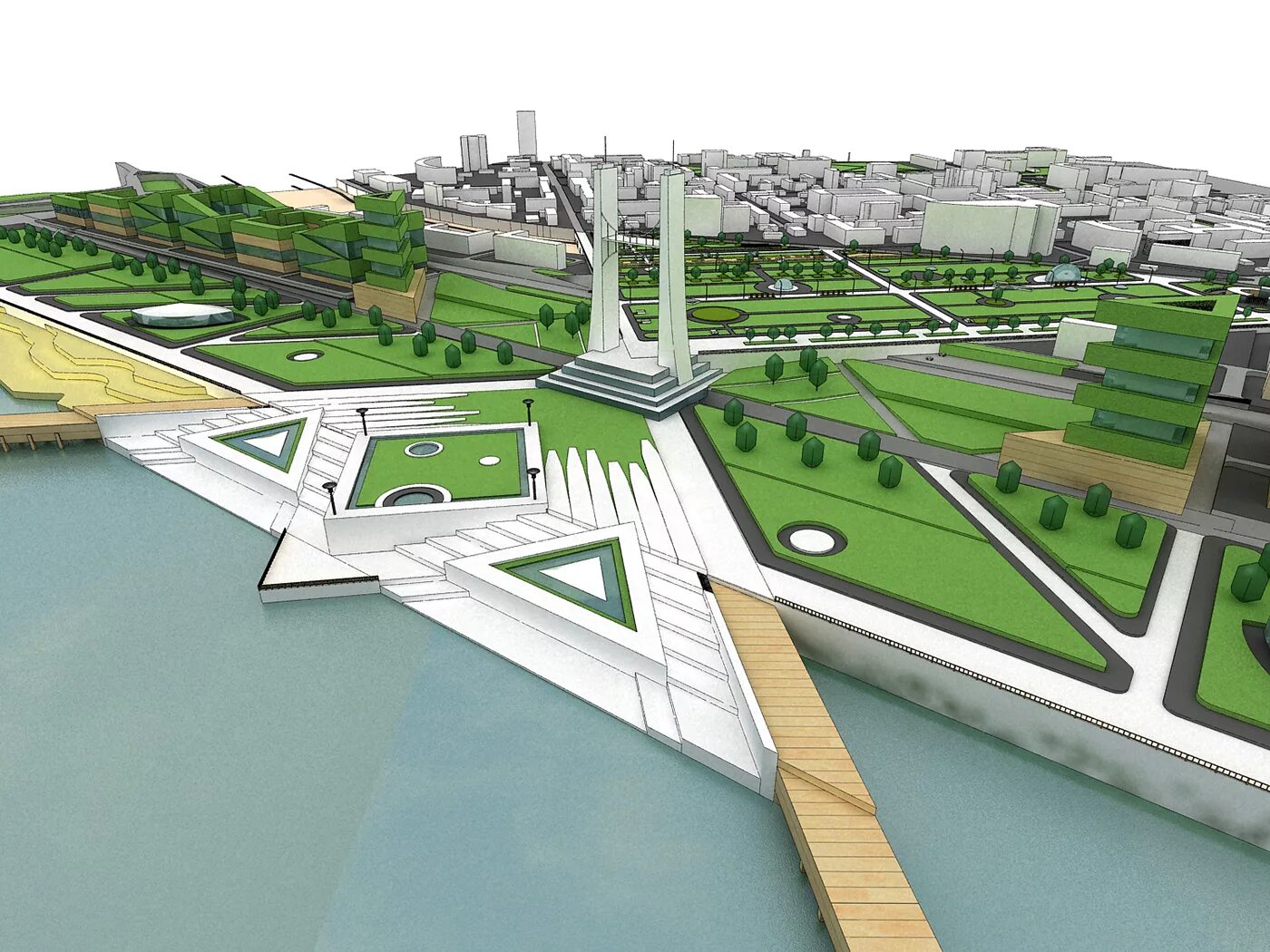 Thesis project. Ландшафт завода. входная группа в парк современная архитектура. landscape architecture projects.