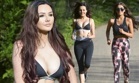 Geordie Shore's Sarah Goodhart and Abbie Holborn workout Daily Mail On...